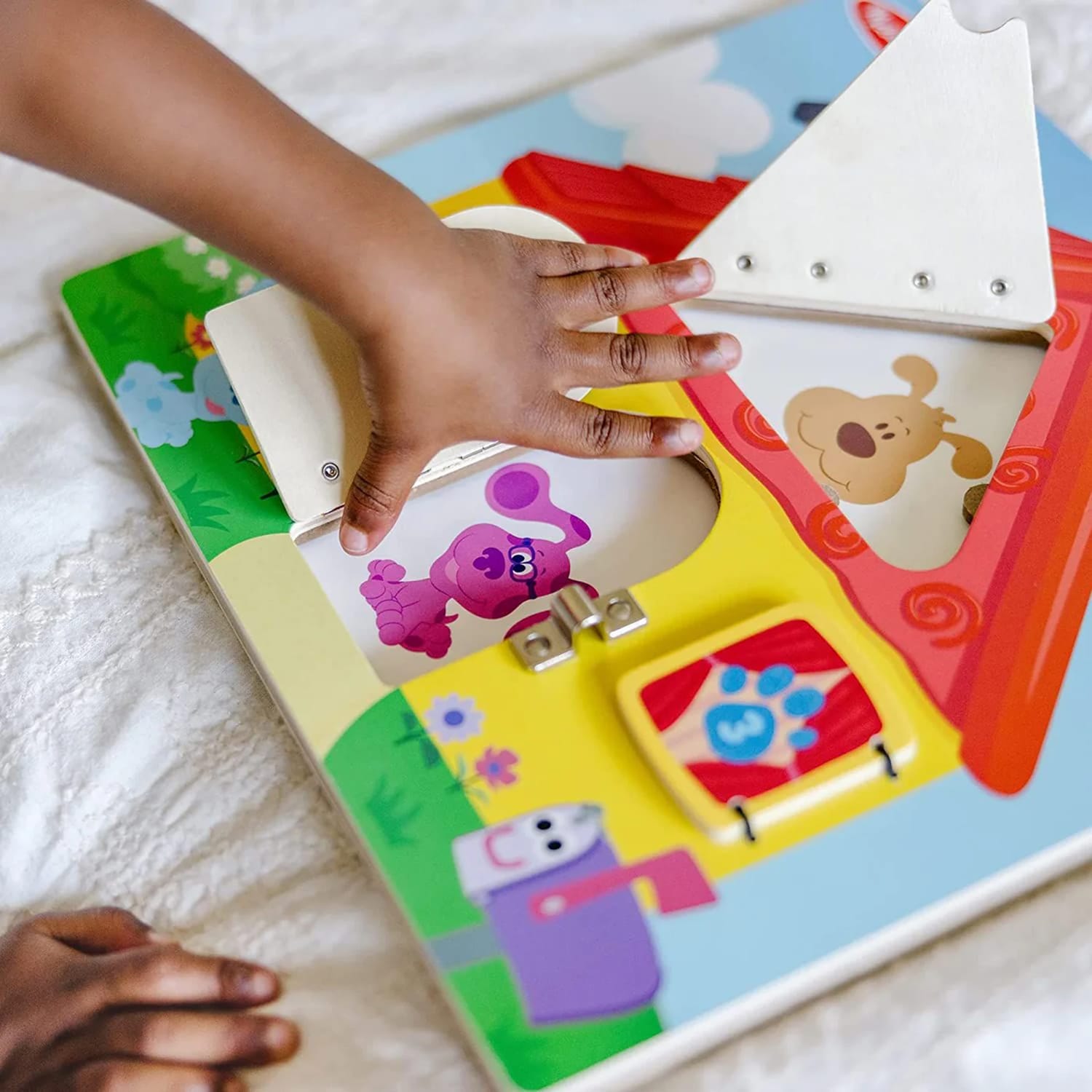 Melissa & Doug Blues Clues & You! Wooden Lift-The-Flap Activity Board, product image 4
