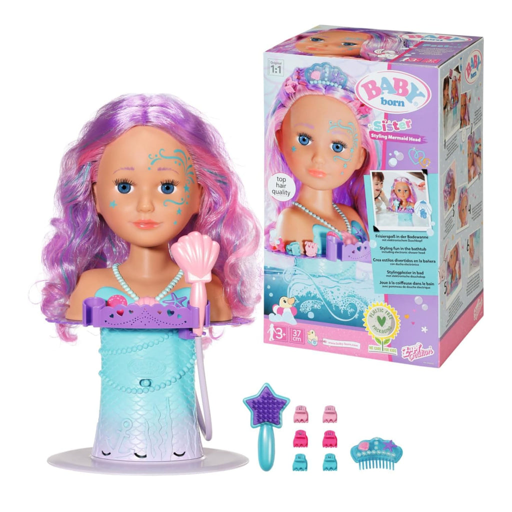 Baby Born Sister Styling Mermaid Head