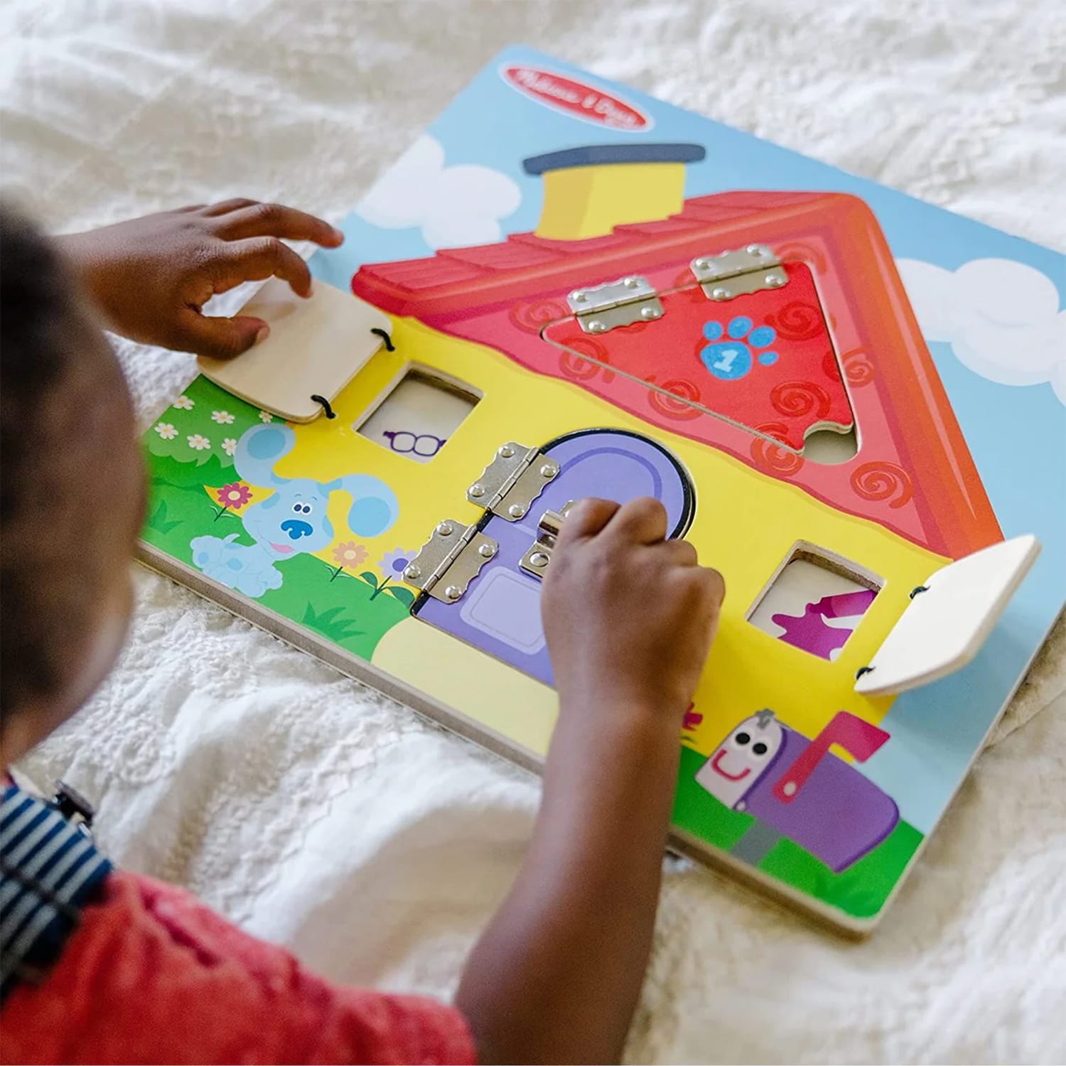 Melissa & Doug Blues Clues & You! Wooden Lift-The-Flap Activity Board, product image 5