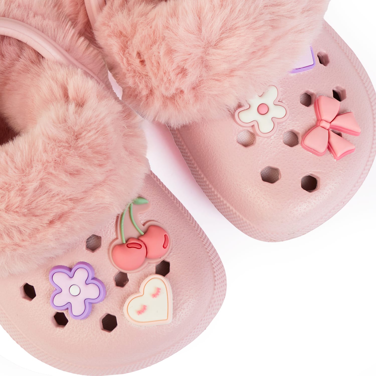 Originals Pink Kids Fur Clogs, product image 2