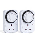 Status 24 Hour Plug-in Timer Switch x2