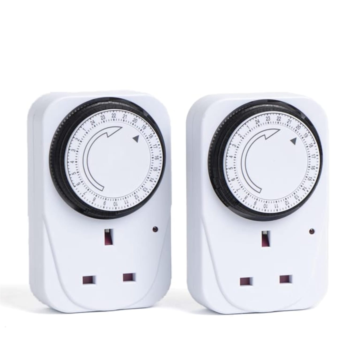 Status 24 Hour Plug-in Timer Switch x2