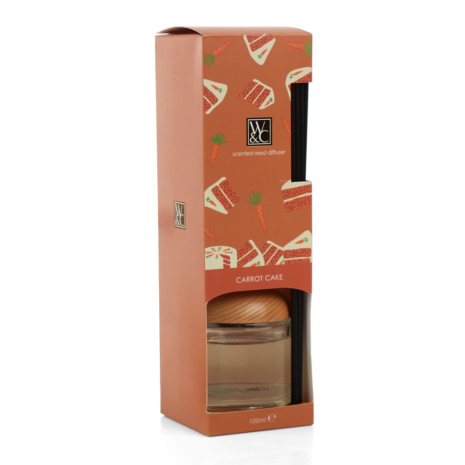 Wickford & Co Scented Reed Diffuser 100ml - Carrot Cake